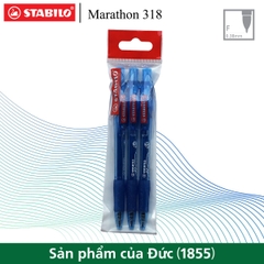 Bộ 3 cây bút bi STABILO Marathon BP318 0.7mm