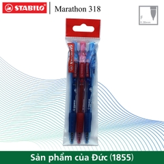 Bộ 3 cây bút bi STABILO Marathon BP318 0.7mm
