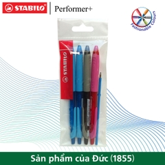 Bộ 4 bút bi STABILO Performer+ BP328F 0.7mm