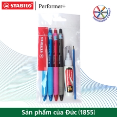 Bộ 4 bút bi STABILO Performer+ BP328F 0.7mm