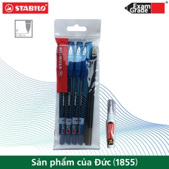 Bộ 4 bút bi STABILO Exam Grade BP587NF 0.7mm