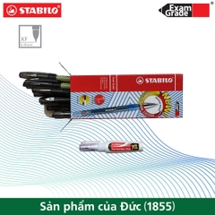 Hộp 10 bút bi STABILO Exam Grade BP587NXF nét 0.5mm