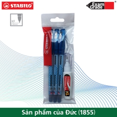 Bộ 3 cây bút bi STABILO ExamGrade 587NXF nét 0.5mm