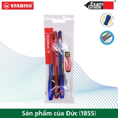 Bộ 3 cây bút bi STABILO Exam Grade 588F nét 0.7mm