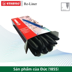 Hộp 10 Bút bi nắp STABILO Re-Line F/XF
