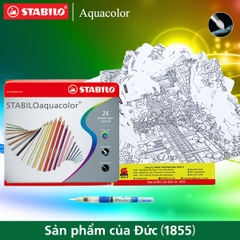 Combo Chì màu nước STABILOaquacolor 24 màu