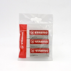 Bộ 3 tẩy STABILO Legacy 1186 (Trắng lớn) (ER186-C3)