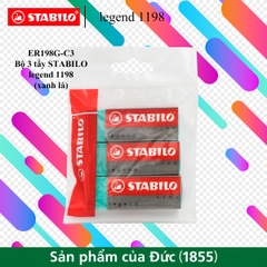 Bộ 3 tẩy STABILO Legend 1198 (nhiều màu)