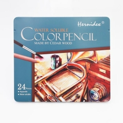 Hộp thiếc chì màu nước Hernidex Water coloring pencil (HDCLW)