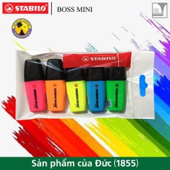 Bộ 5 Bút dạ quang STABILO BOSS MINI (HL07-C5)