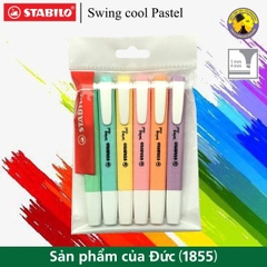 Bộ 6 Bút dạ quang STABILO swing cool Pastel (HLP275-C6)