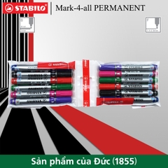 Bộ 3 bút lông dầu STABILO Mark-4-all PERMANENT 651/653