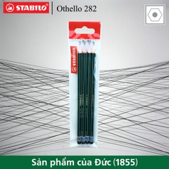 Bộ 4 cây bút chì gỗ phác thảo STABILO Othello HB (PC282-HB-C4)