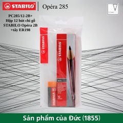 Hộp 12 cây bút chì gỗ STABILO Opéra 2B