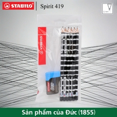 Bộ 6 bút chì gỗ STABILO Spirit 419 2B