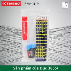 Bộ 6 bút chì gỗ STABILO Spirit 419 2B