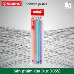 Bộ 5 bút chì gỗ STABILO Schwan Pastel 421 2B
