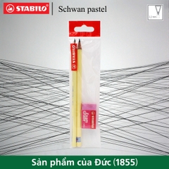 Bộ 2 bút chì gỗ STABILO Schwan Pastel 421 2B