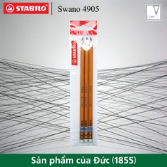 Bộ 3 Bút chì gỗ STABILO Swano 4905 HB