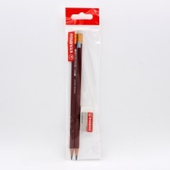 Bộ 2 bút chì gỗ STABILO Swano 4906 HB