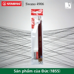 Bộ 2 bút chì gỗ STABILO Swano 4906 HB
