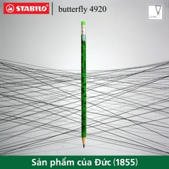 Bút chì gỗ STABILO butterfly 4920/2B (màu hồng,có gôm)