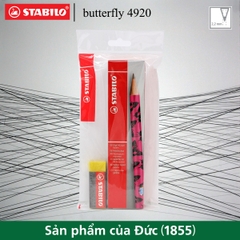 Hộp chì gỗ STABILO butterfly 4920 12 cây