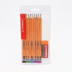Combo bộ 10 bút chì gỗ STABILO Pencil 2B (PC88-C10)