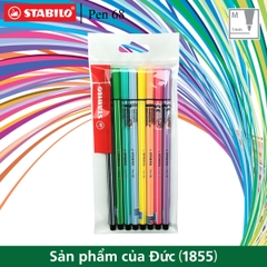 Bộ 8 Bút lông màu STABILO Pen68 1.0mm