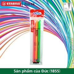 Bộ 3 Bút lông màu STABILO Pen68 1.0mm