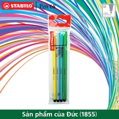 Bộ 4 Bút lông màu STABILO Pen68 1.0mm