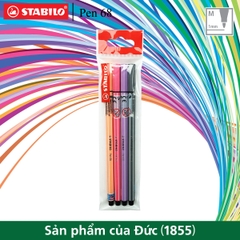 Bộ 4 Bút lông màu STABILO Pen68 1.0mm