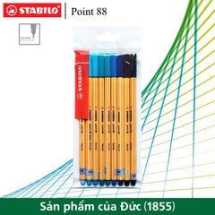 Bộ 9 Bút kim STABILO point 88 0.4mm
