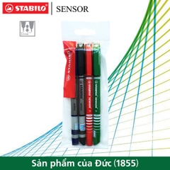 Bộ 4 bút kim STABILO SENSOR F 0.3mm