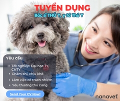 Tuyển dụng Bác sĩ thú y hạn nộp hồ sơ 30/04/2026