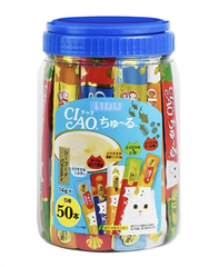 TSC-13T Súp thưởng INABA CIAO Churu hải sản Mix vị hũ 50 thanh