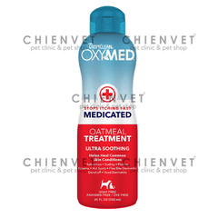 Dầu tắm trị ngứa cho chó mèo-OXYMED Medicated Oatmeal Treatment 592ml