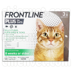 Thuốc trị ve, bọ chét cho mèo - Frontline Plus Cat