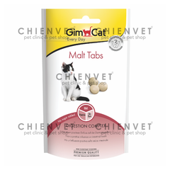 Gimcat Malt tabs 40g - bánh thưởng cho mèo