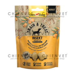 Bánh thưởng cho chó - Gimdog Train & Treat INSEKT 125g