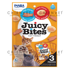 Juicy Bites Fish & Clam USA702A 33.9g- Bánh thưởng cho mèo
