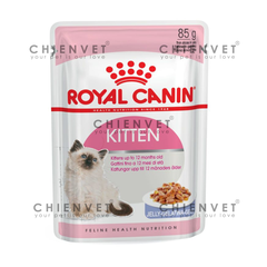 KM Pate cho mèo con - Kitten instinctive Jelly 85G (hộp 12 gói)