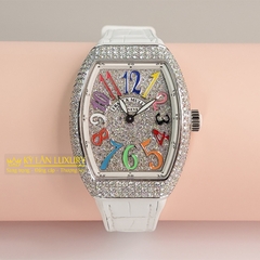 Đồng hồ Franck Muller Vanguard Ladies V32 White Color Dreams Diamond