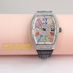 Đồng hồ Franck Muller Vanguard Ladies V32 Black Color Dreams Diamond