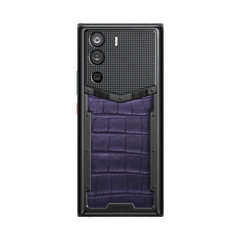 VERTU METAVERTU Grape Purple Alligator Leather With Clous De Paris