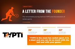 About TYPTI | Bức Thư của Nhà sáng lập Steve Bellamy môn thể thao mới