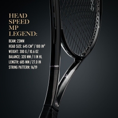 Vợt Tennis Head Speed MP Legend 2024 (300gr) | 236084 | Trang Nguyen Sport