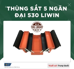 Hộp/Thùng đồ nghề SẮT 5 ngăn 2 tầng LS+ Chuyên sỉ đồ nghề Mit Chi