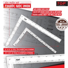 Thước (góc) êke 400X600mm TOP TB-6501 - Giá sỉ Mít Chi