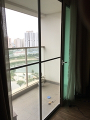 Cửa Lưới Chống Muỗi Dạng Lùa Màu Xám